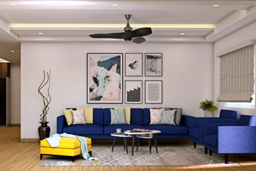 Contemporary Designed Spacious Living Room